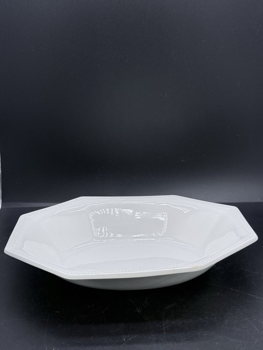 Johnson Bros Ironstone White Heritage 9.5” Wide Oblong Vegetable Bowls